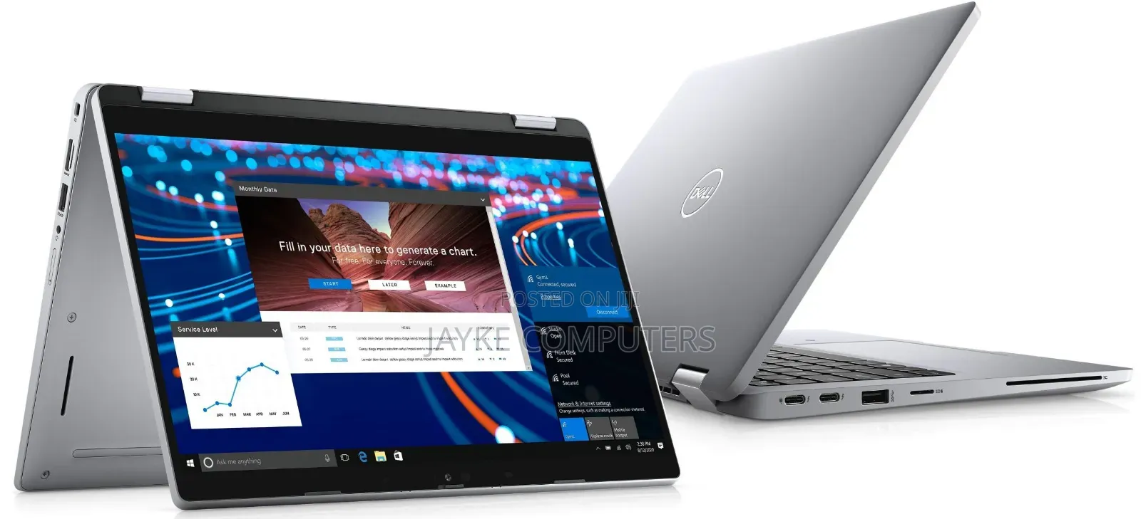 New Laptop Dell Latitude 5320 2-in-1 32GB Intel Core i7 SSD 512GB