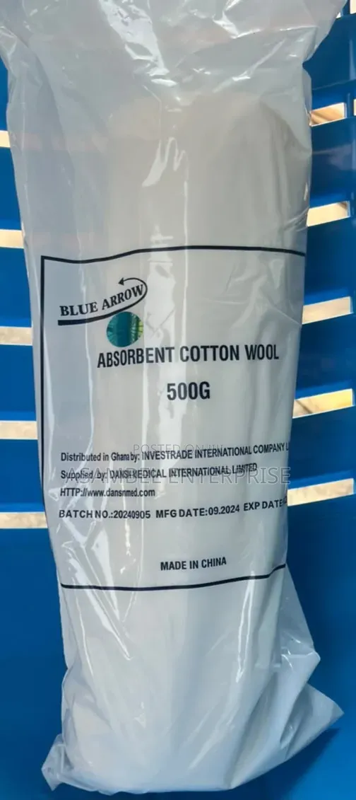 Premium Absorbent Cotton Wool 500g – Medical Grade
