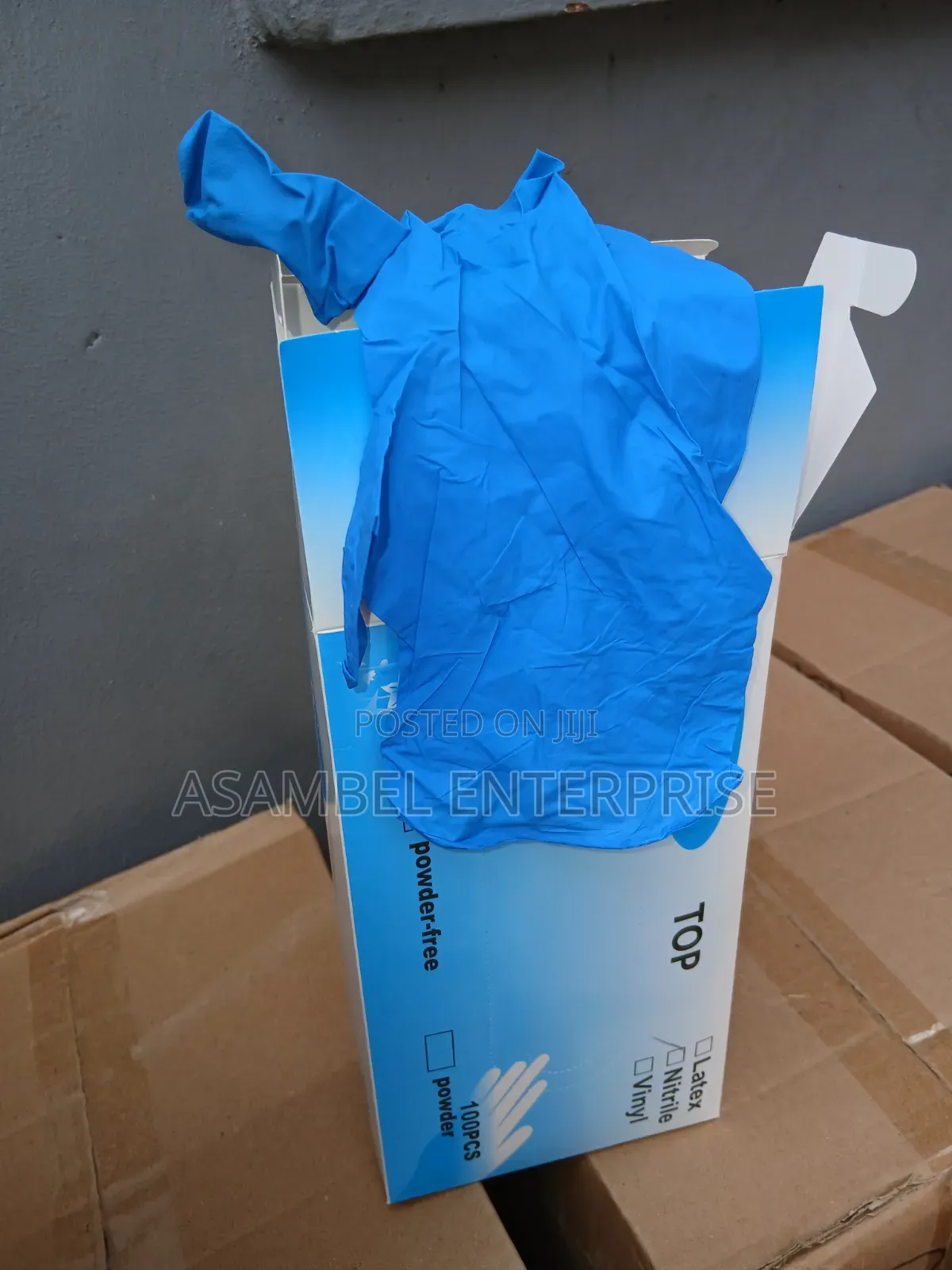 Premium Nitrile Powder-Free Gloves (Deep Blue) – Bulk Supply