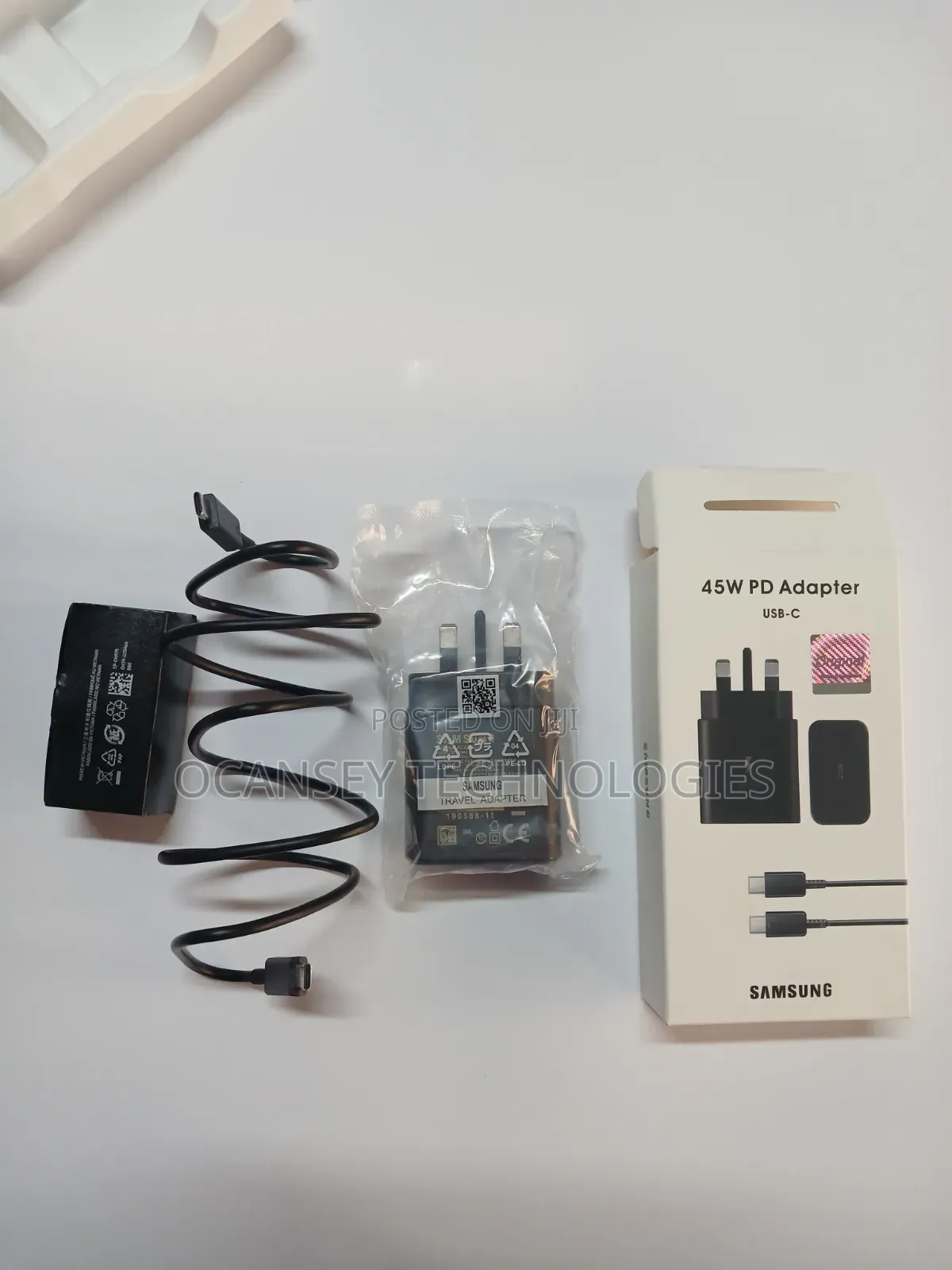 Original Samsung 45W PD Super Fast Type-C to Type-C Complete Charger