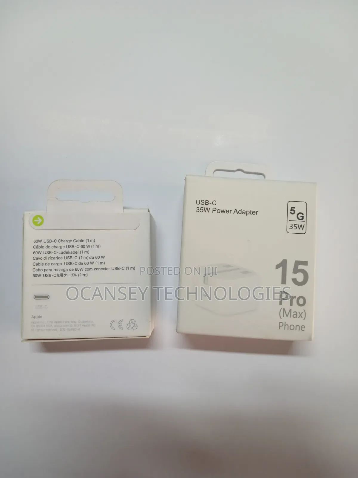 Original iPhone 35W Fast Charger With New Type-C to Type-C 1m Cable