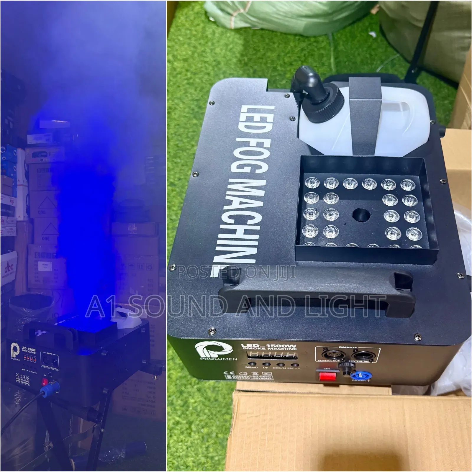 Prolumen 1500W Vertical Jet Smoke Machine