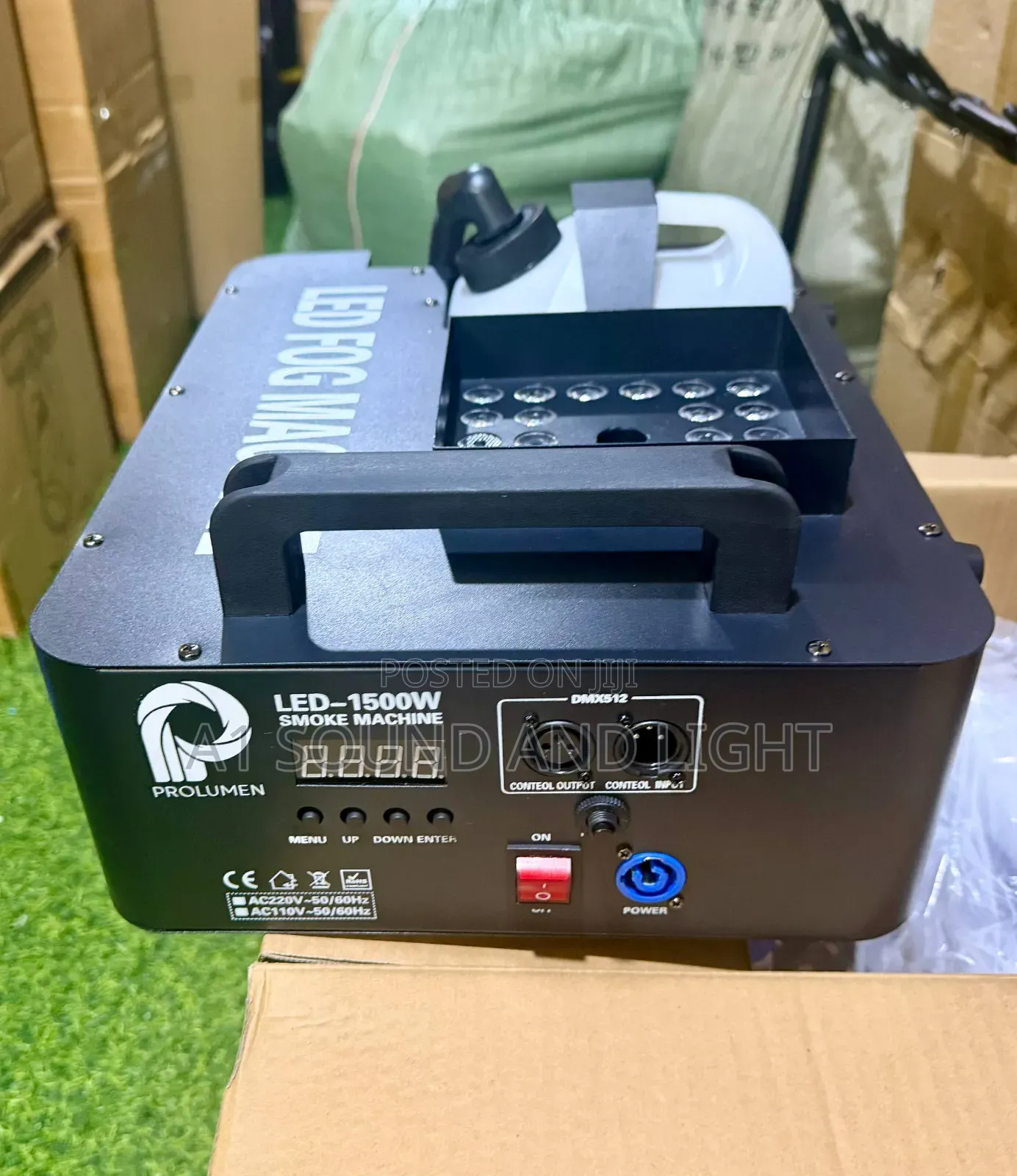Prolumen 1500W Vertical Jet Smoke Machine