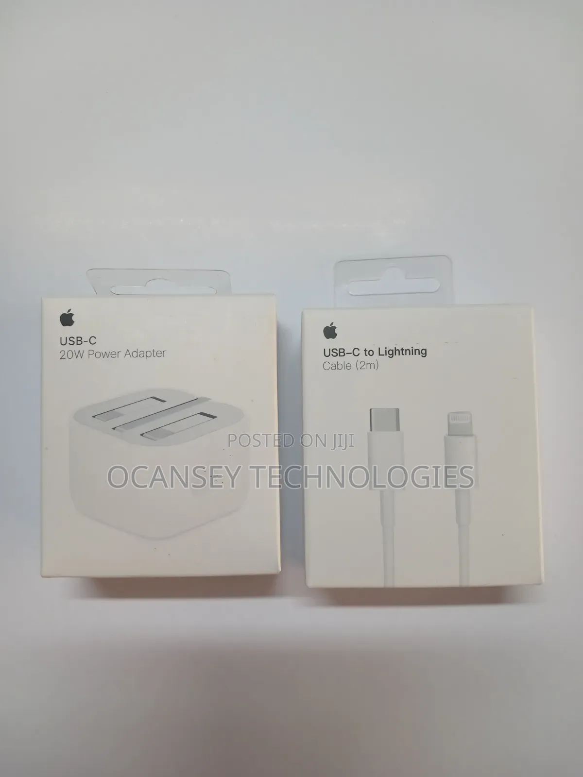 Original iPhone 20W 3-Pin Fast Head With Type-C to Lightning 2m Cable