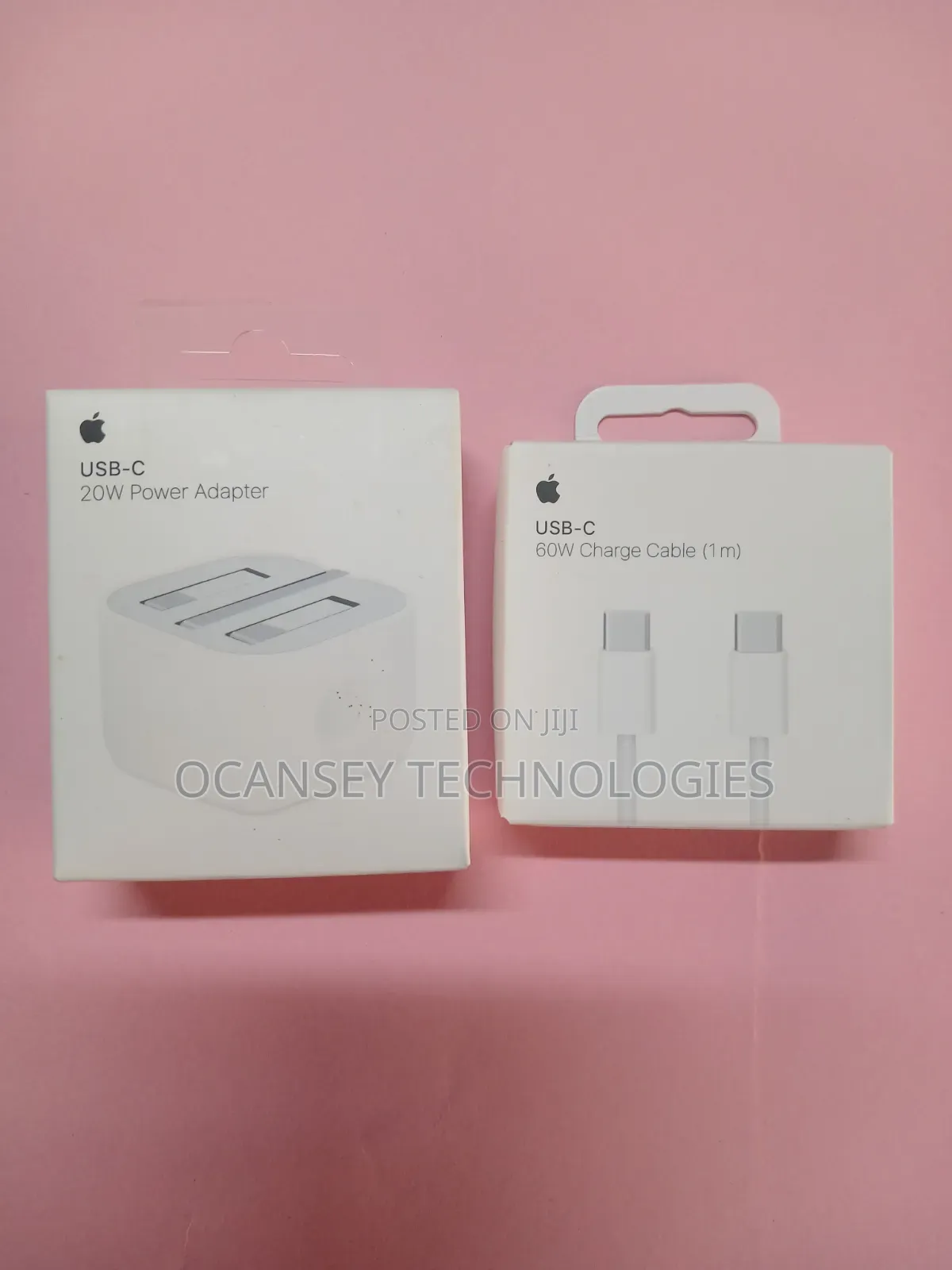 Original iPhone 20W 3-Pin Fast Head With Type-C to Type-C 1m Cable