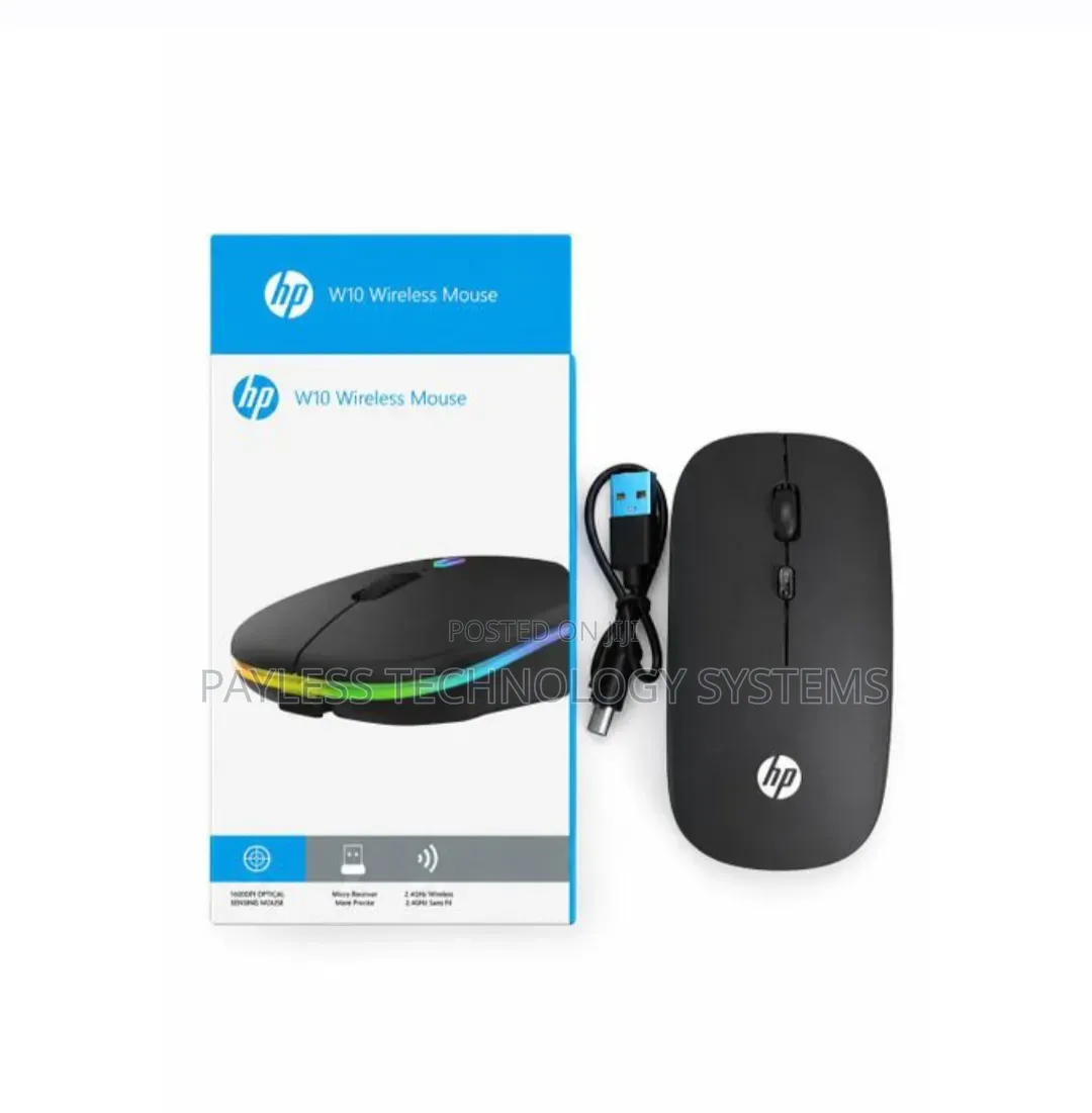 HP W10 Bluetooth Wireless Dual Model Rechargable Mouse