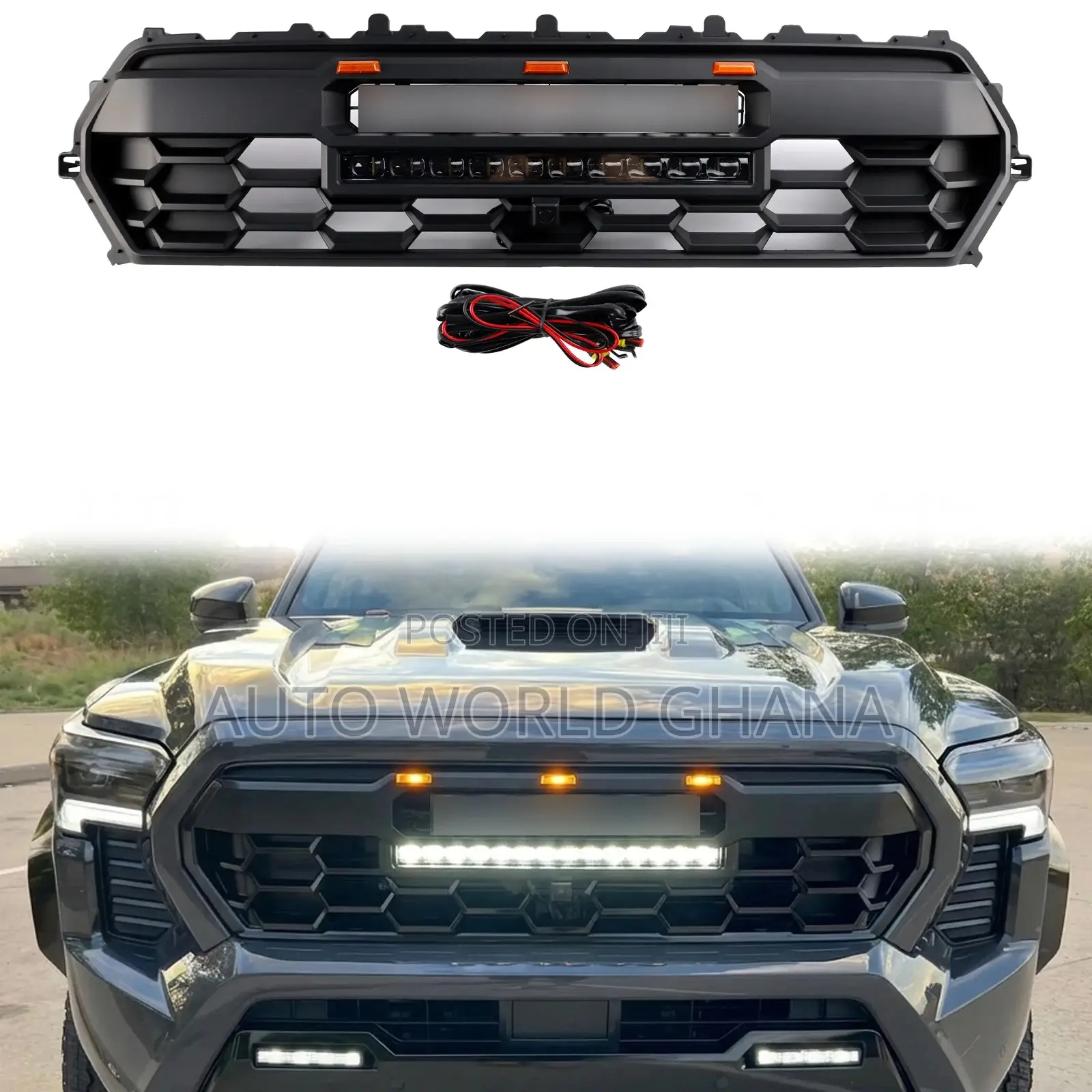 Toyota Tacoma 2024 2025 Front Bumper Grill Upgrade