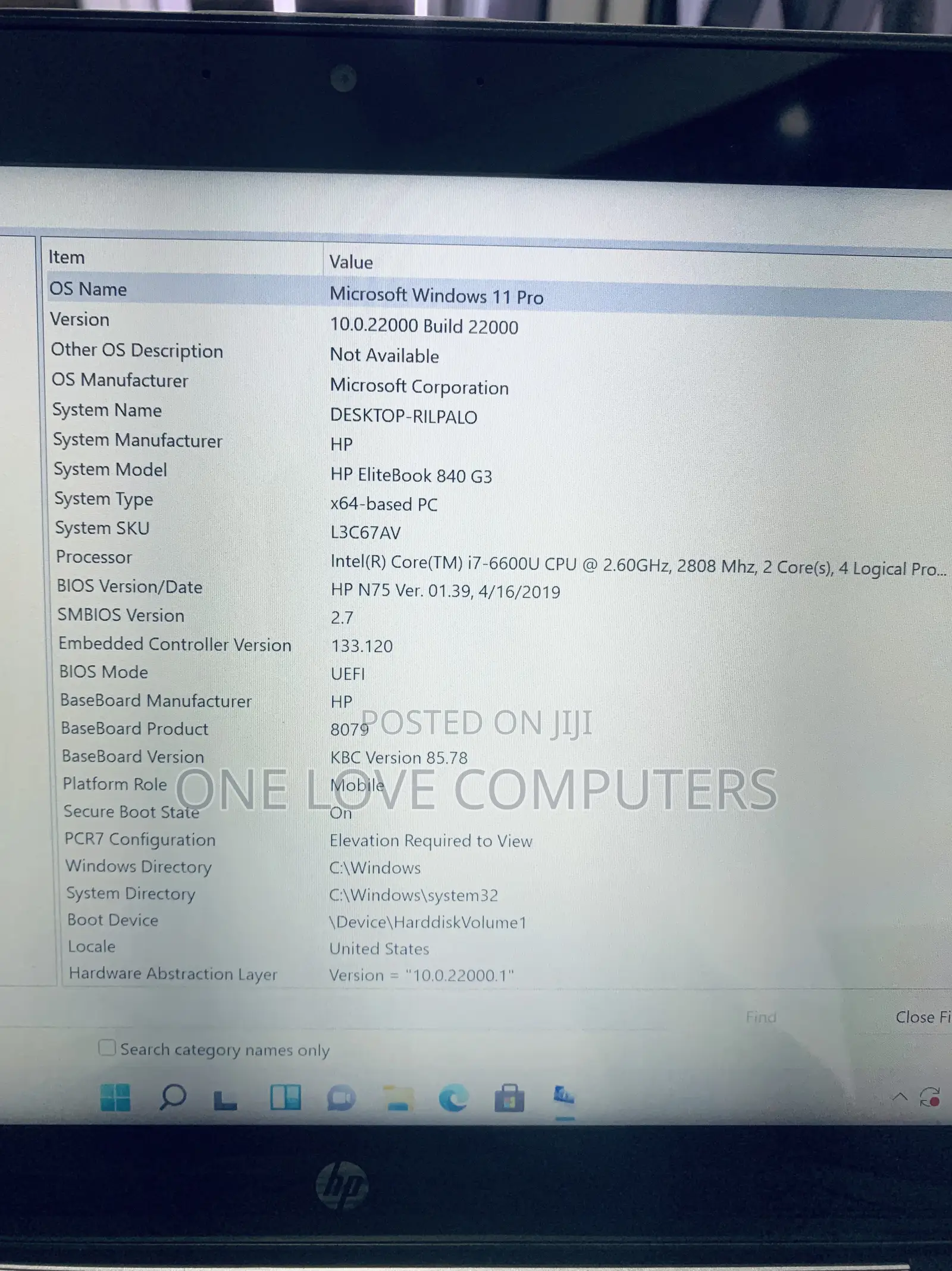 Laptop HP EliteBook 840 G3 8GB Intel Core i7 SSD 128GB