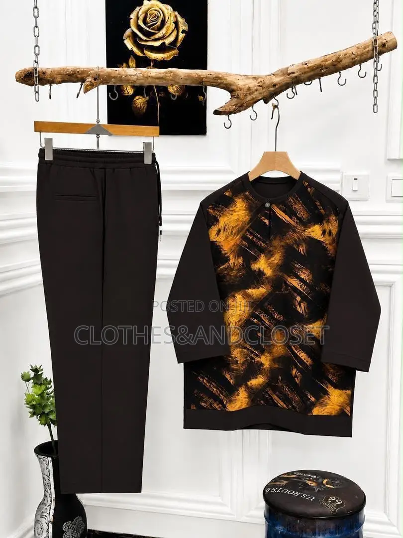 Two-Piece African Senator Suit
