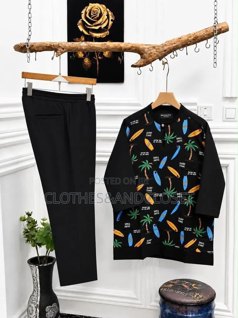 Two-Piece African Senator Suit