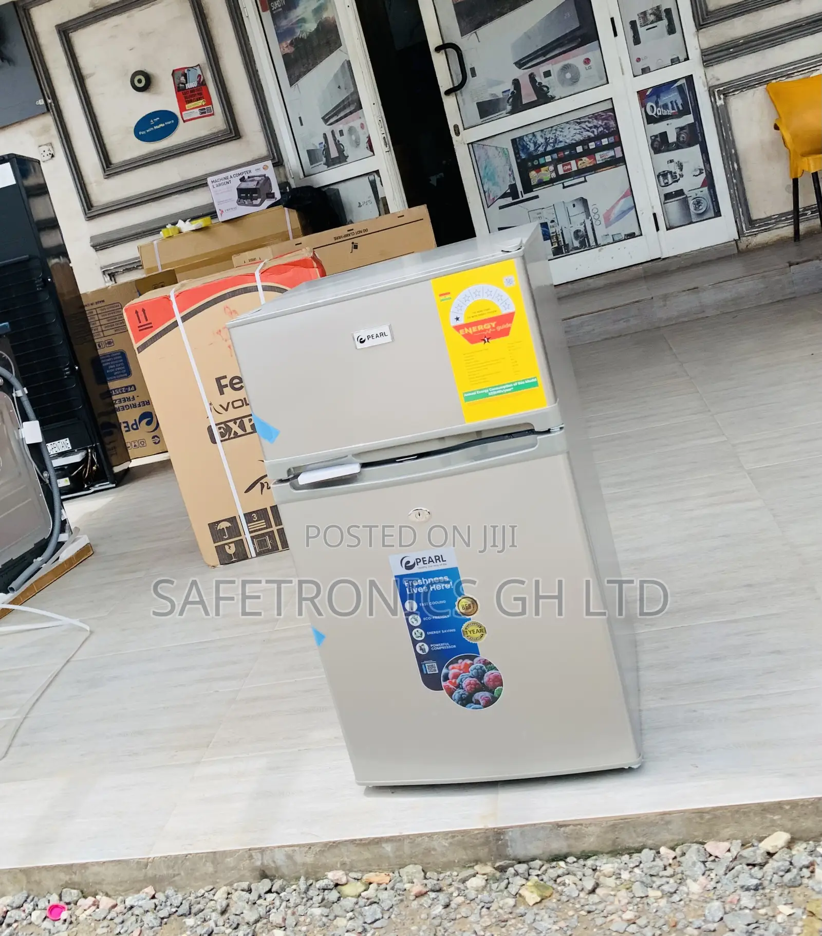 Newly Approved Pearl PF-235T-1A Double-Door Table-Top Refrigerator