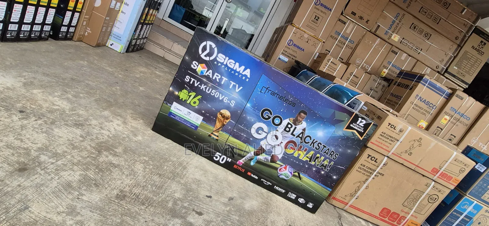 Smooth Edgeless of Sigma 50 Inches Smart S