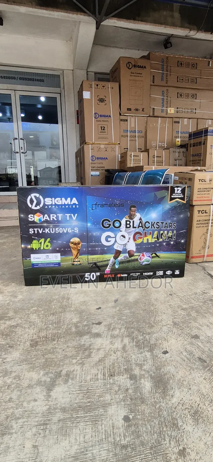 Smooth Edgeless of Sigma 50 Inches Smart S