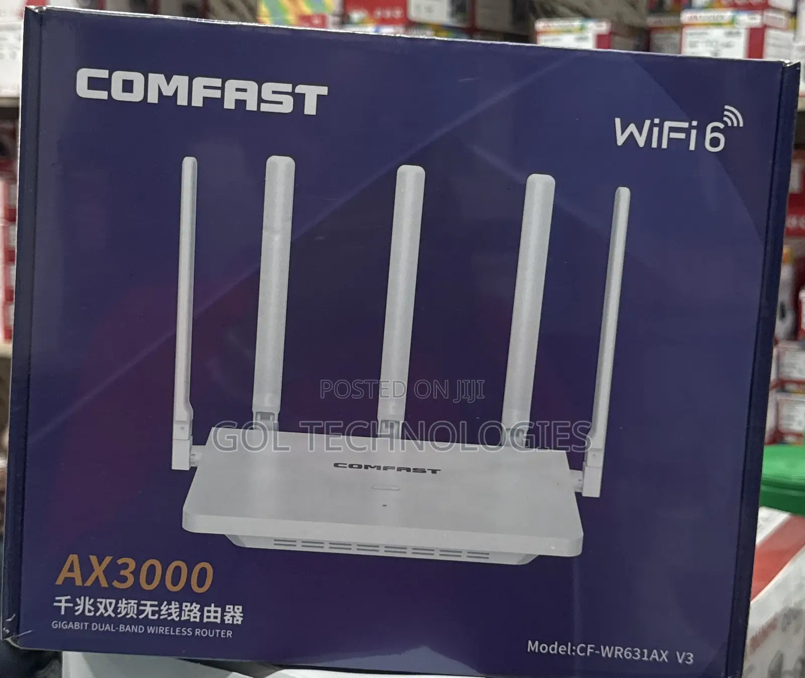 Comfast Wifi6 Ax3000 Cf-Wr631ax V3