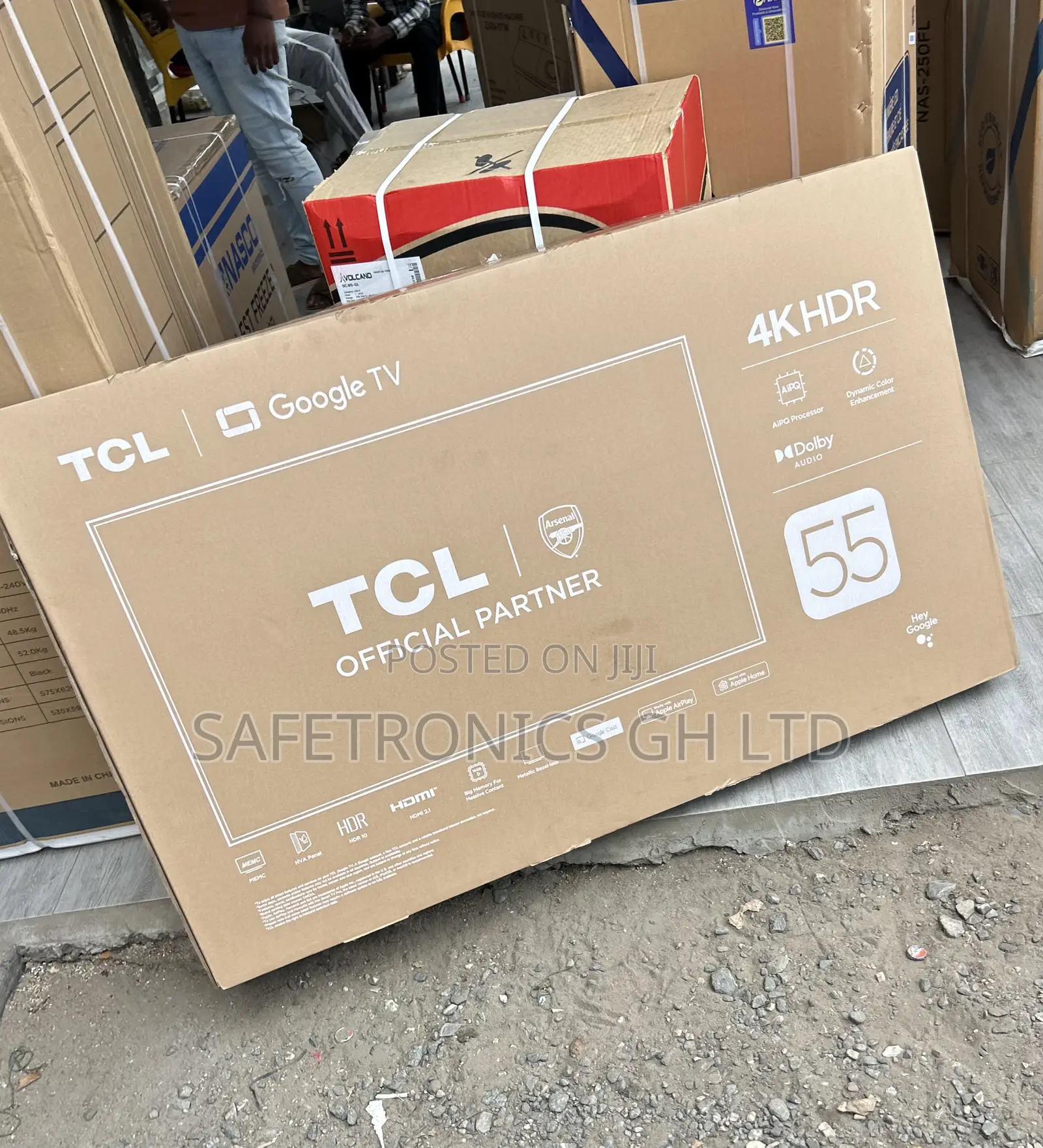 Top Class Sleek TCL TV 55 Smart Satellite Andriod UHD 