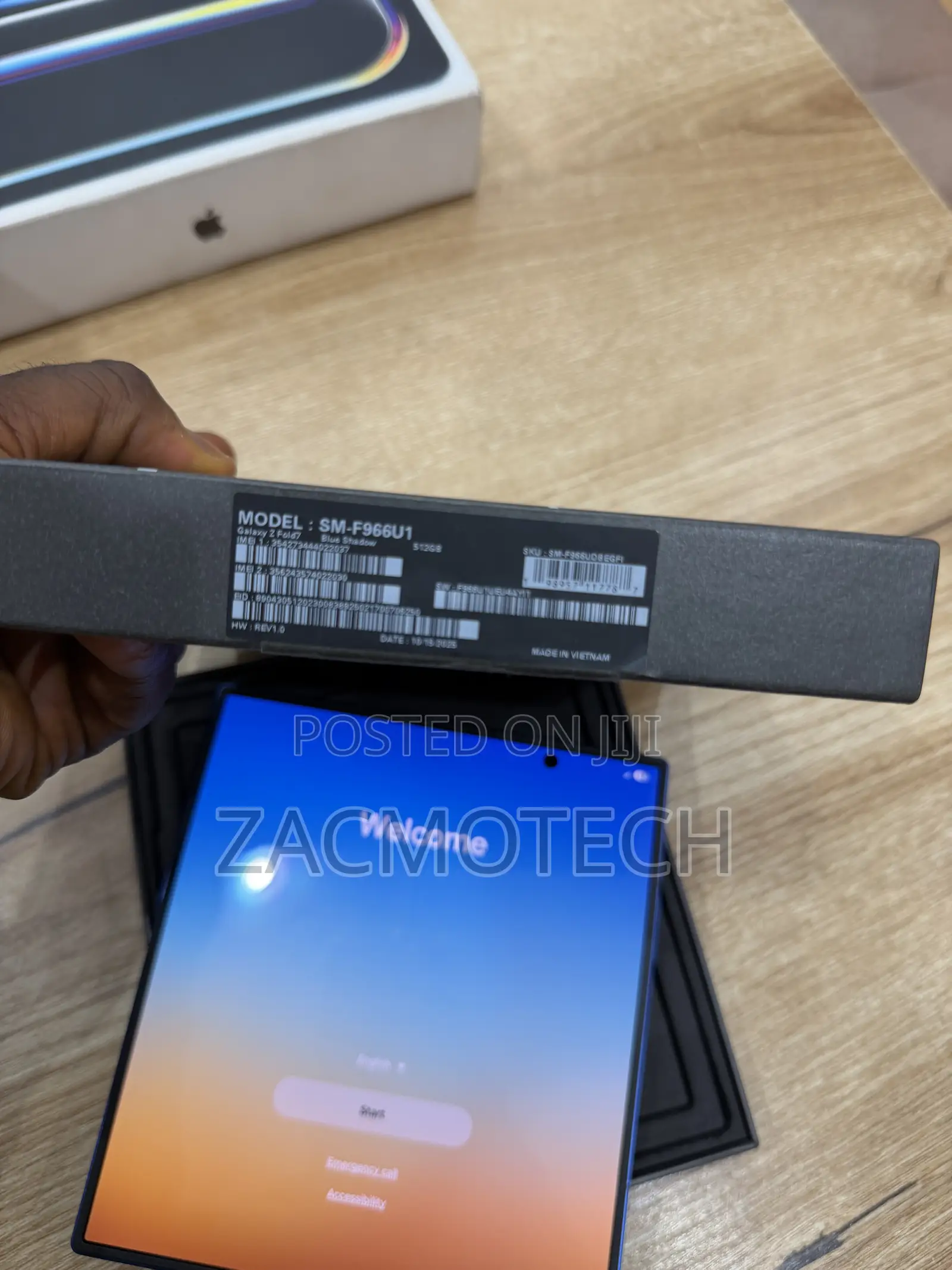Samsung Galaxy Z Fold7 512 GB Blue