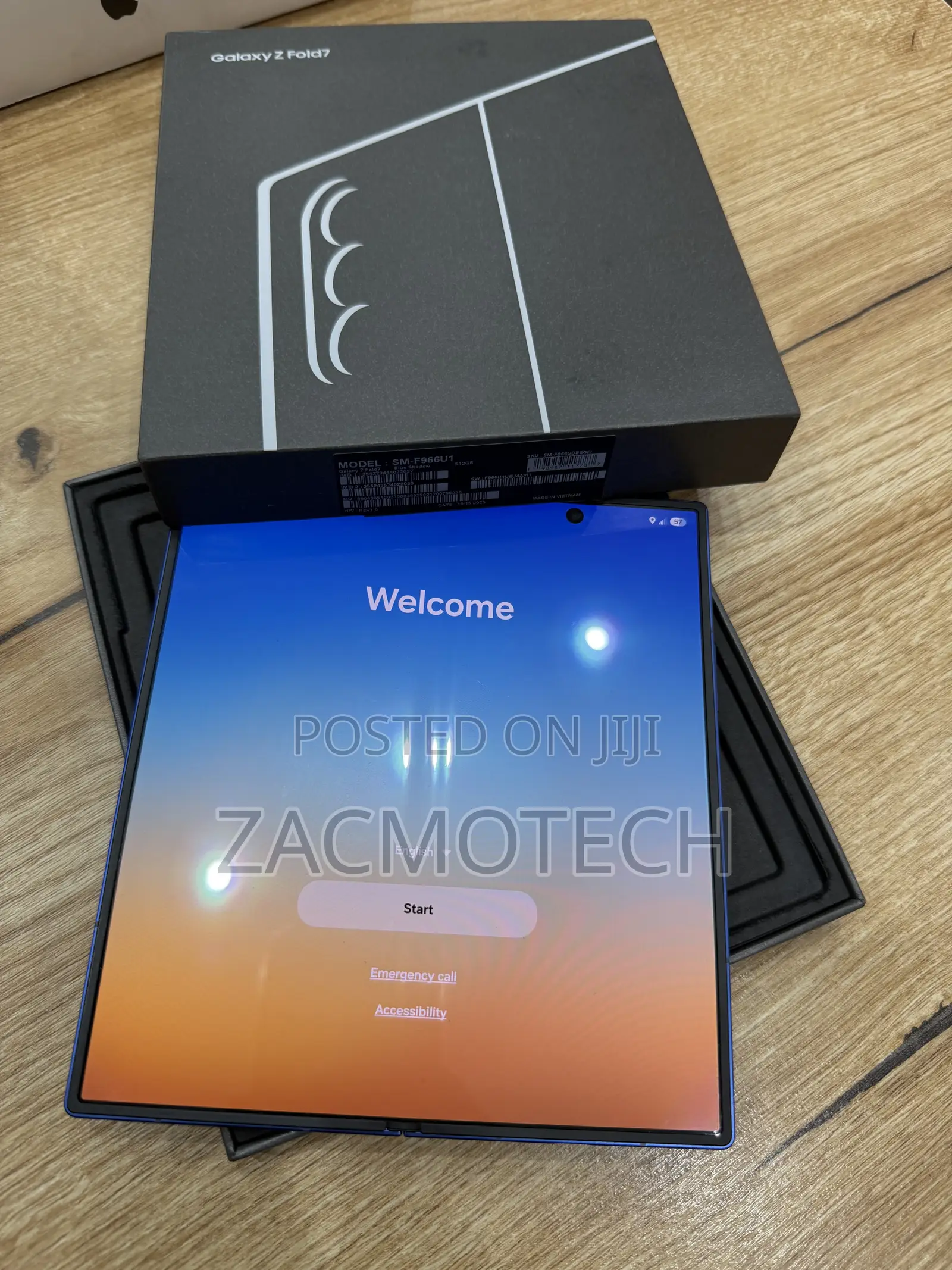 Samsung Galaxy Z Fold7 512 GB Blue
