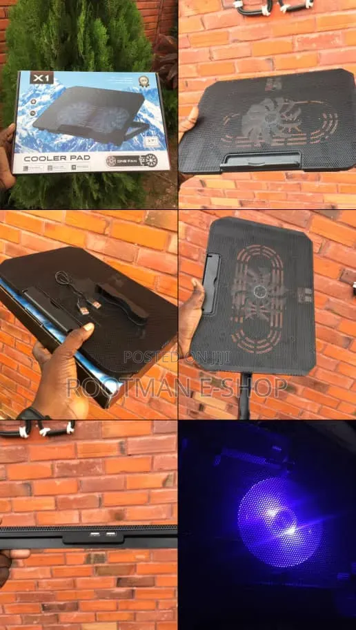 One Fan Laptop Cooling Pad (Dual USB)