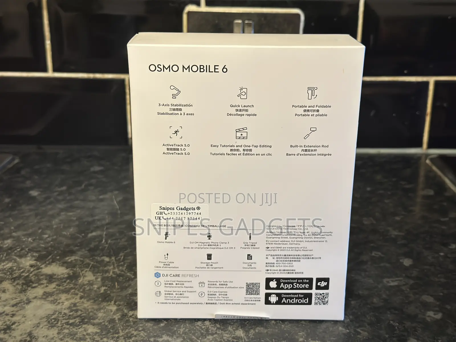 DJI Osmo Mobile 6 Gimbal 3-Axis Stabilisation