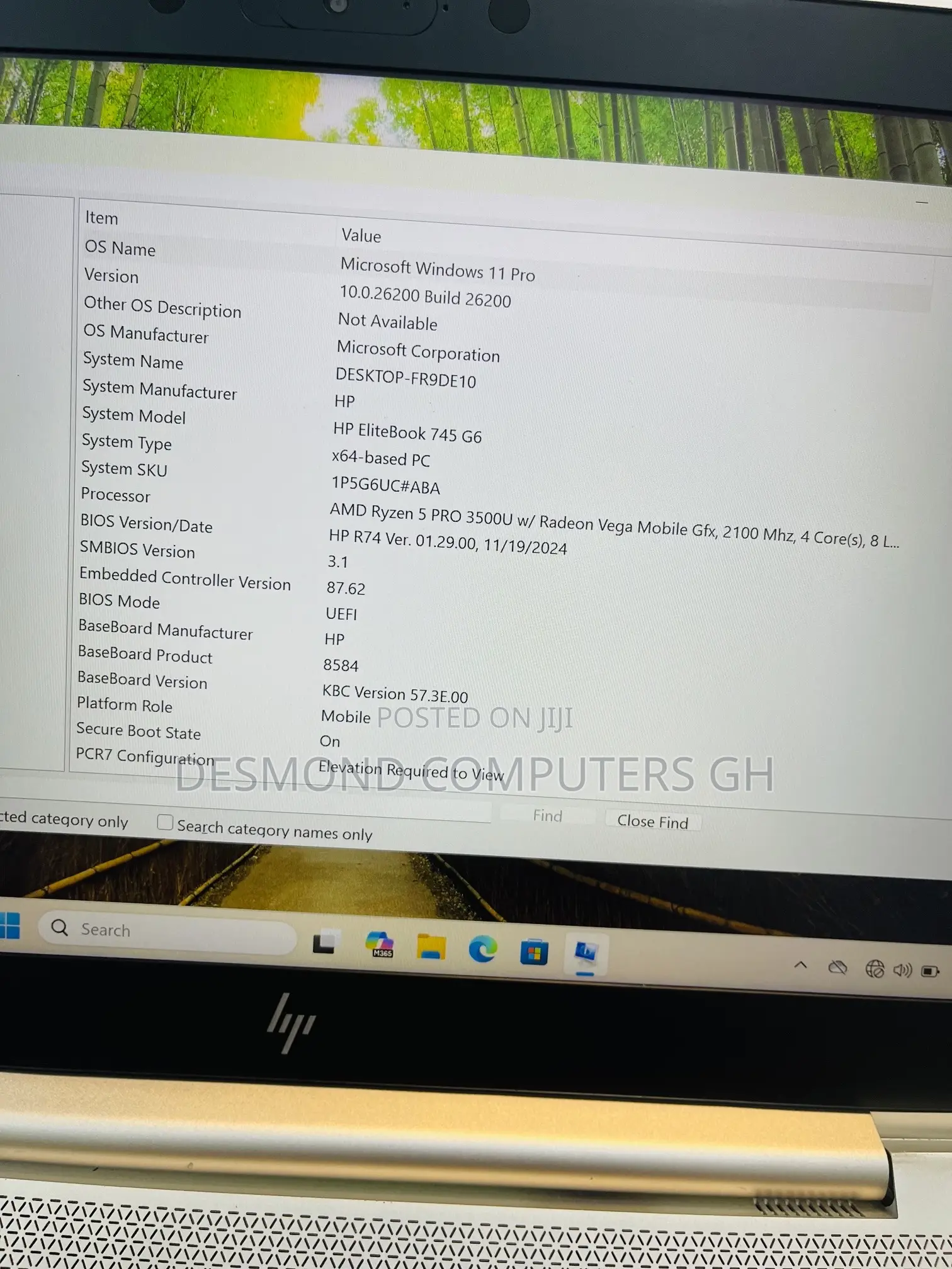 Laptop HP EliteBook 745 G6 8GB AMD Ryzen 5 SSD 256GB