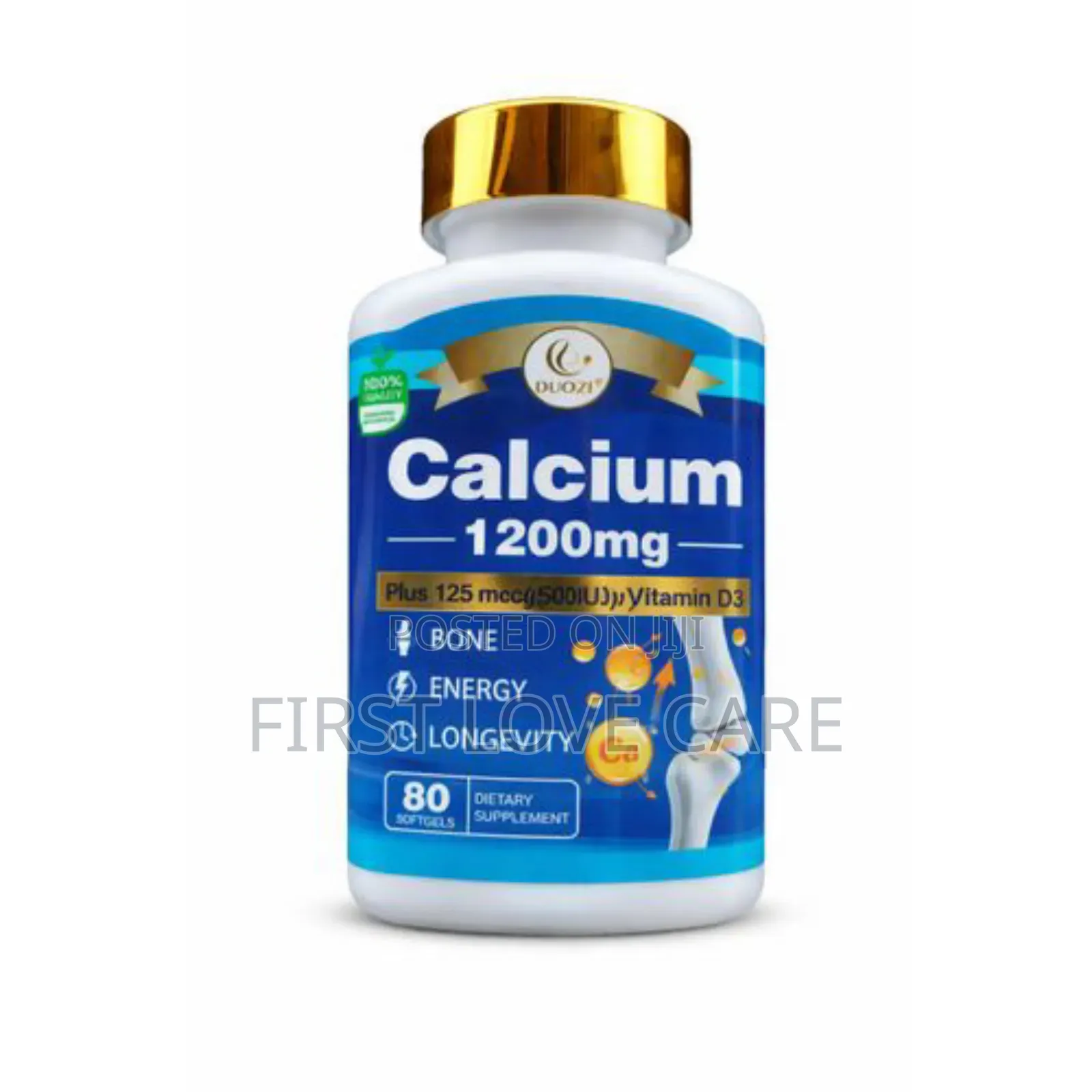 Duozi Mineral Support Formula (1200mg) + Vitamin D3 (5000 IU) – 80 Cap