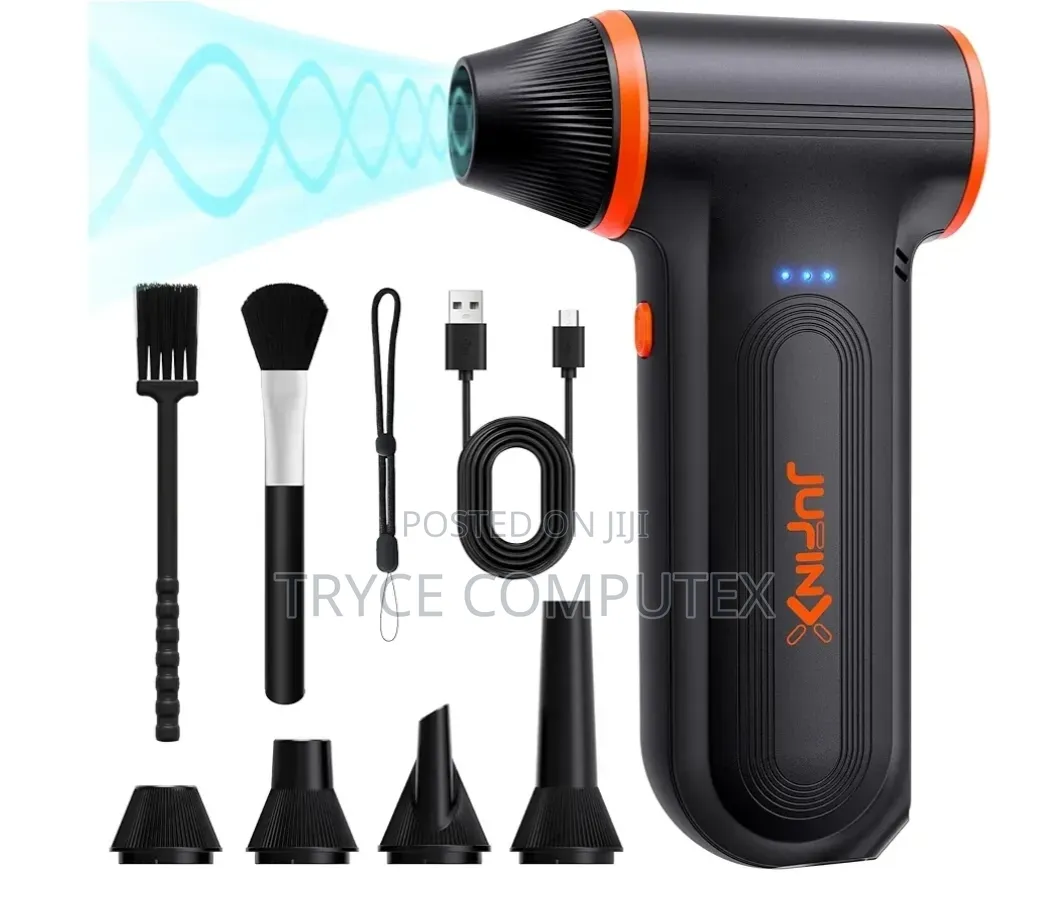 Compressed Air Duster-150000rpm Super Power Rechargeable Air Duster, 3