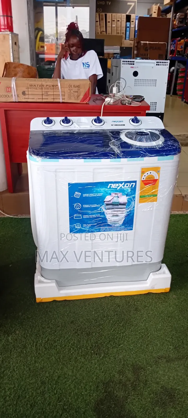Nexon 10KG Semi-Automatic Washing Machine