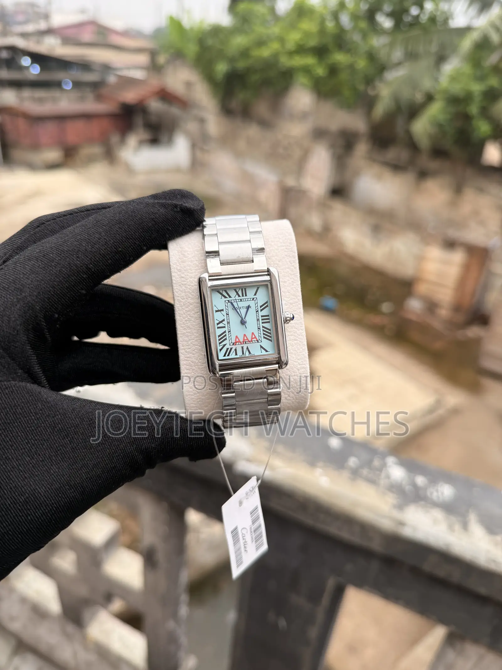 Stainless Steel Cartier Tank