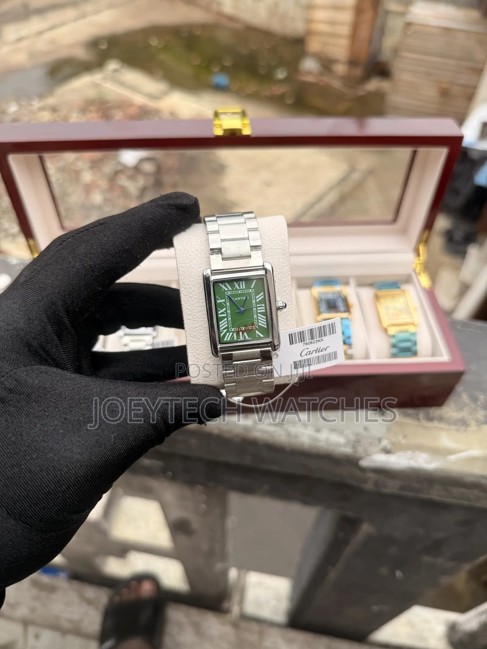 Stainless Steel Cartier Tank