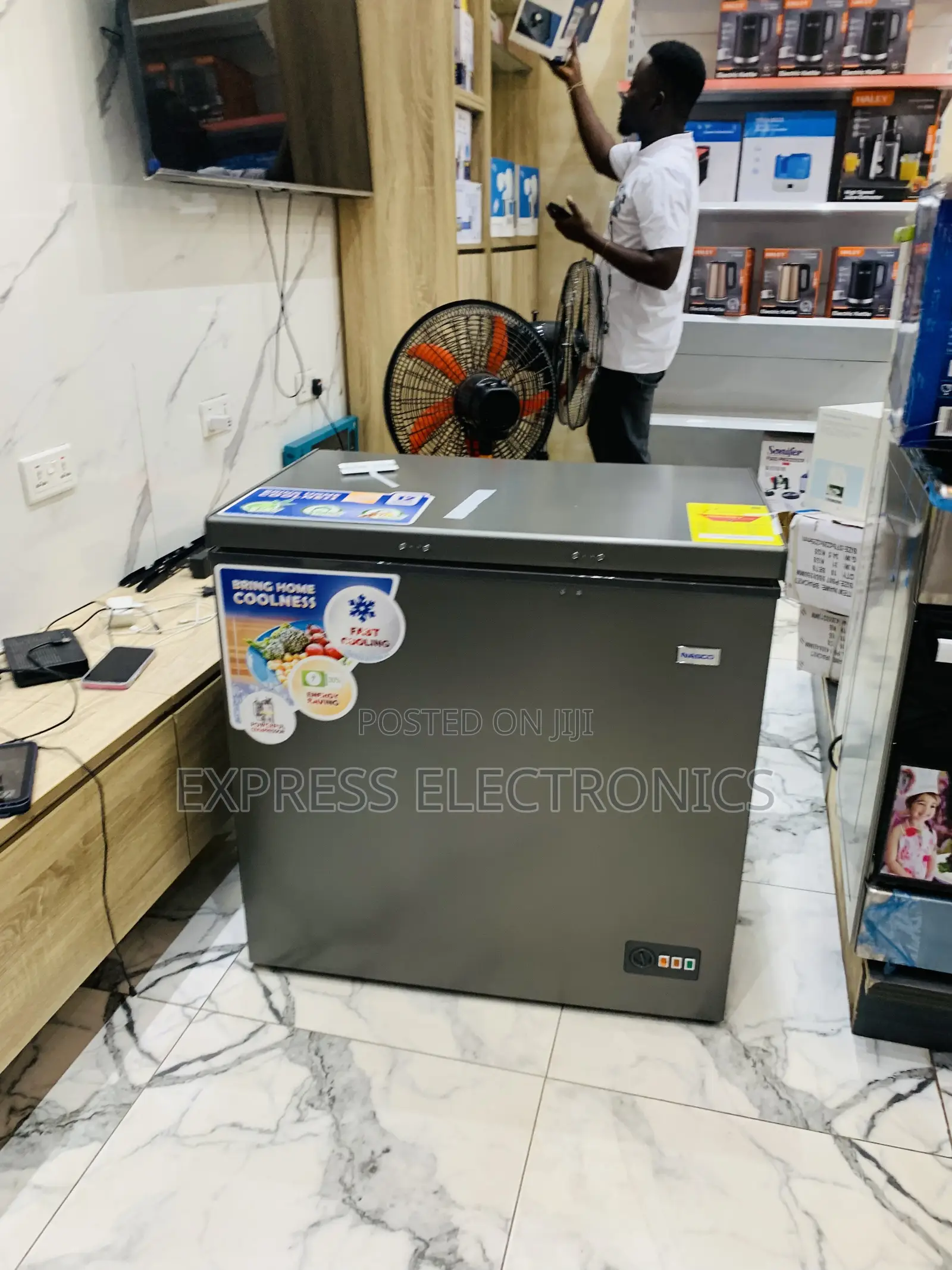 Available Now at Store NAS-420 Chest Freezer Single Door
