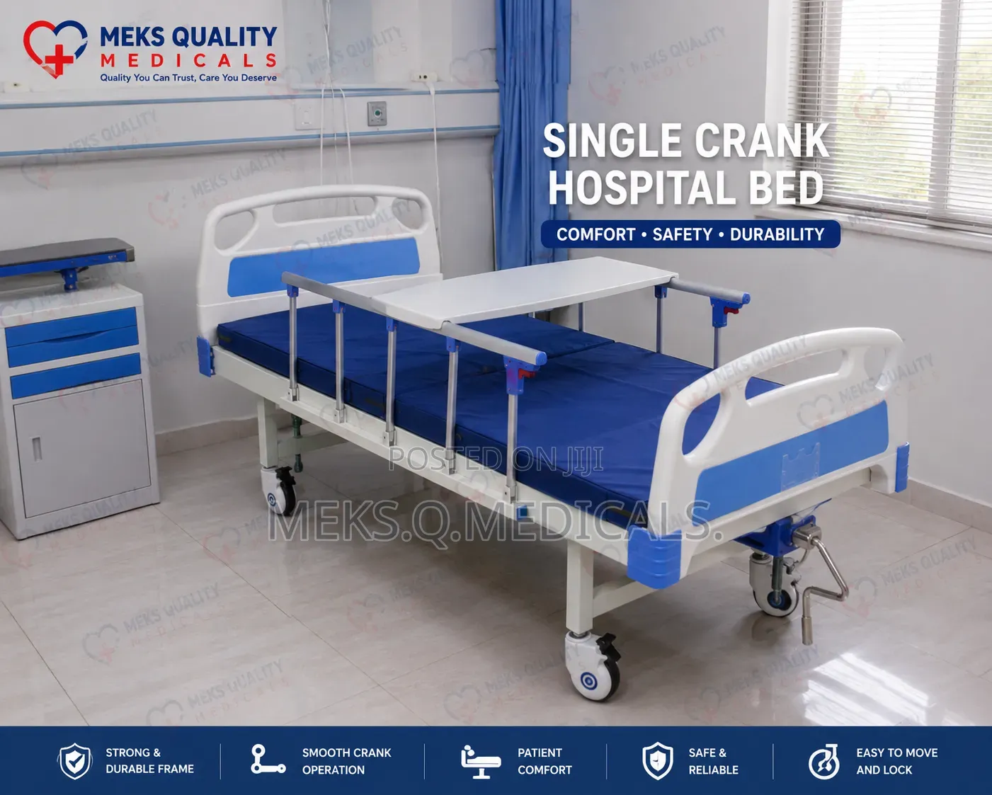 Hospital Bed 1 Crank