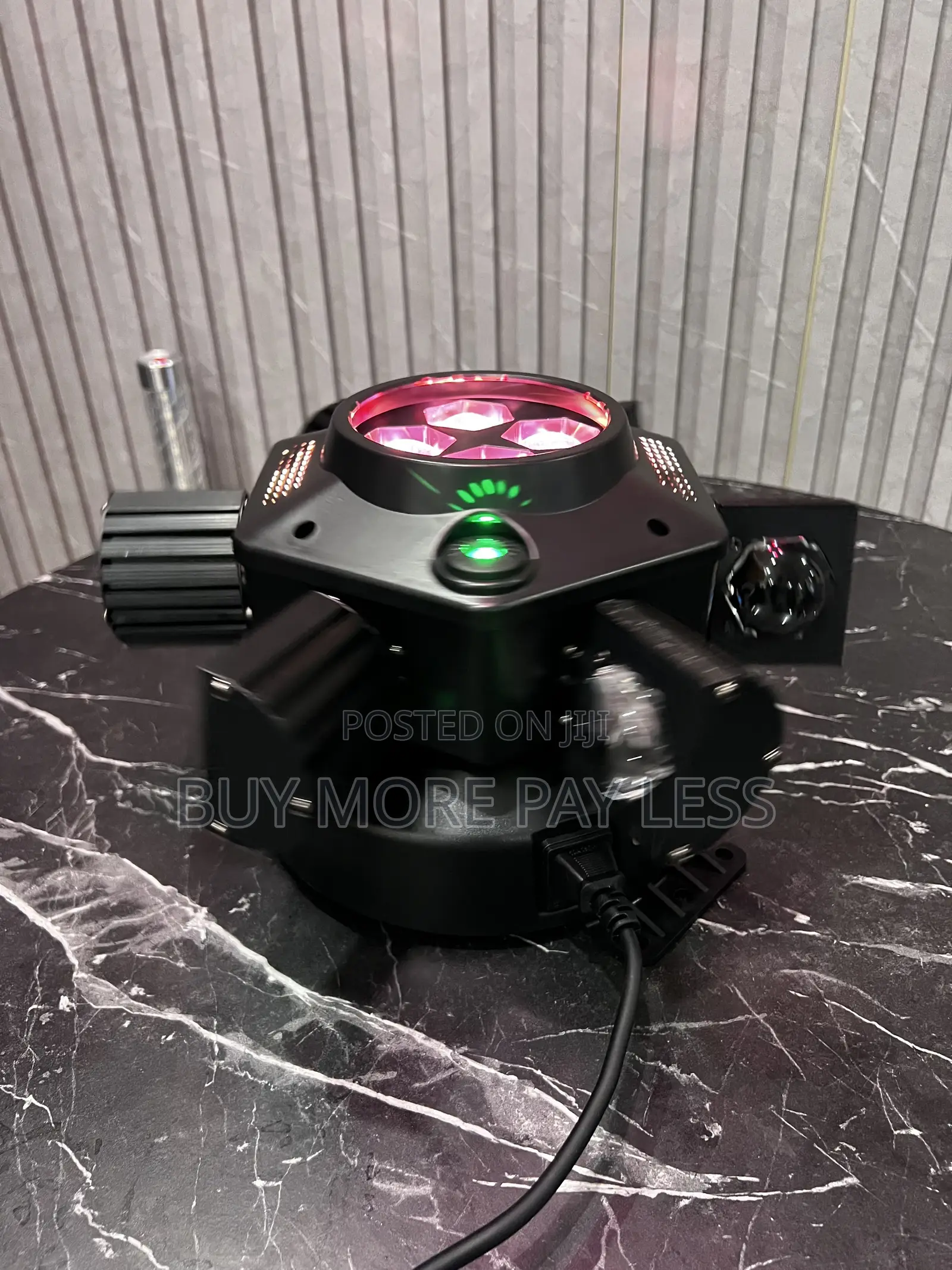 6-Arm Cyclone Bee-Eye LED Laser Moving Head DJ Light