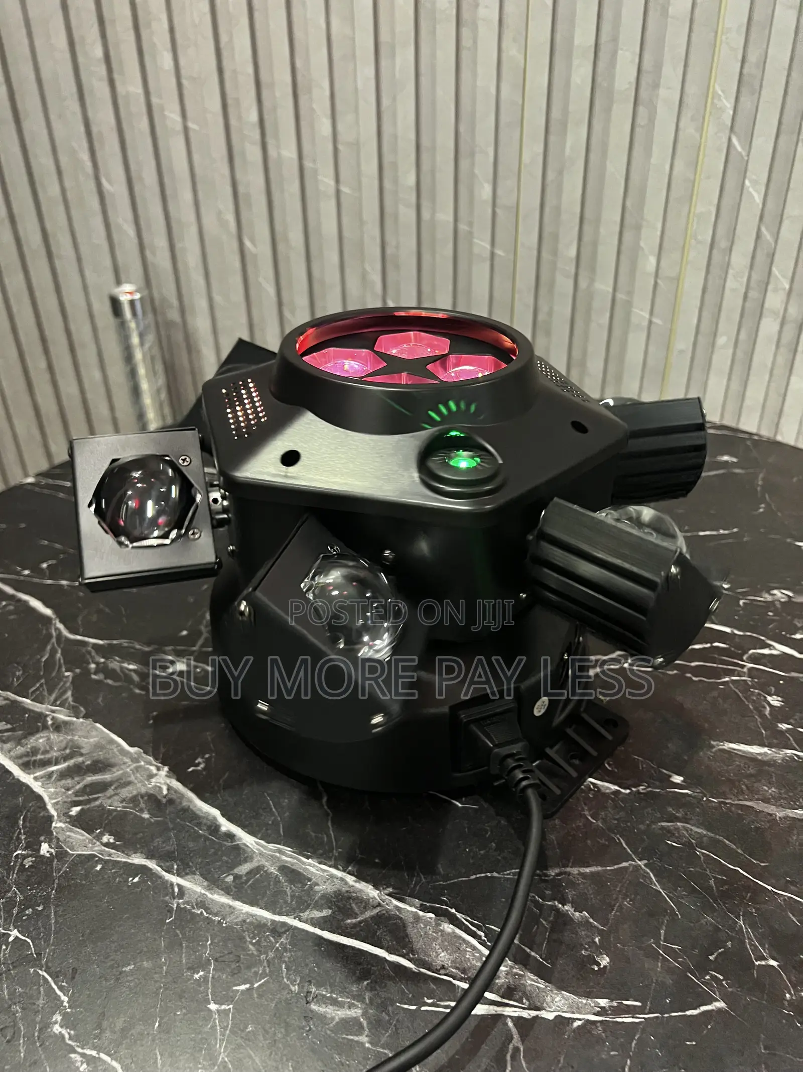 6-Arm Cyclone Bee-Eye LED Laser Moving Head DJ Light