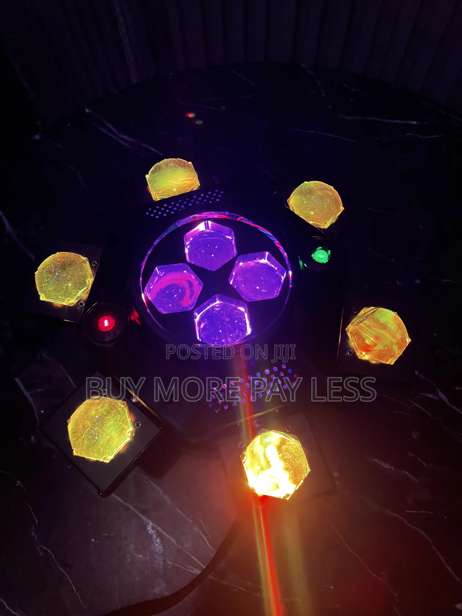 6-Arm Cyclone Bee-Eye LED Laser Moving Head DJ Light