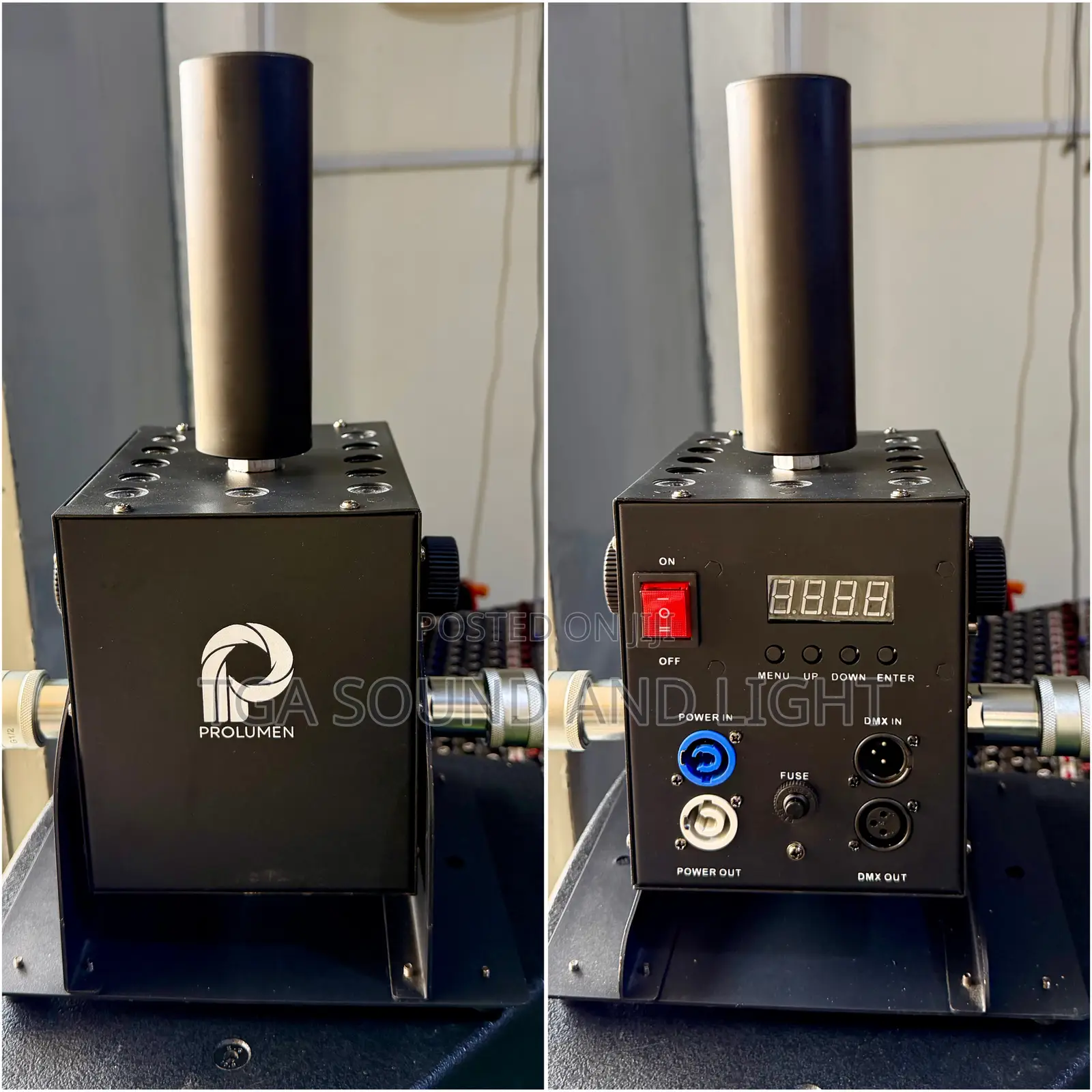 Prolumen CO2 Cannon Jet Fog Machine With LED