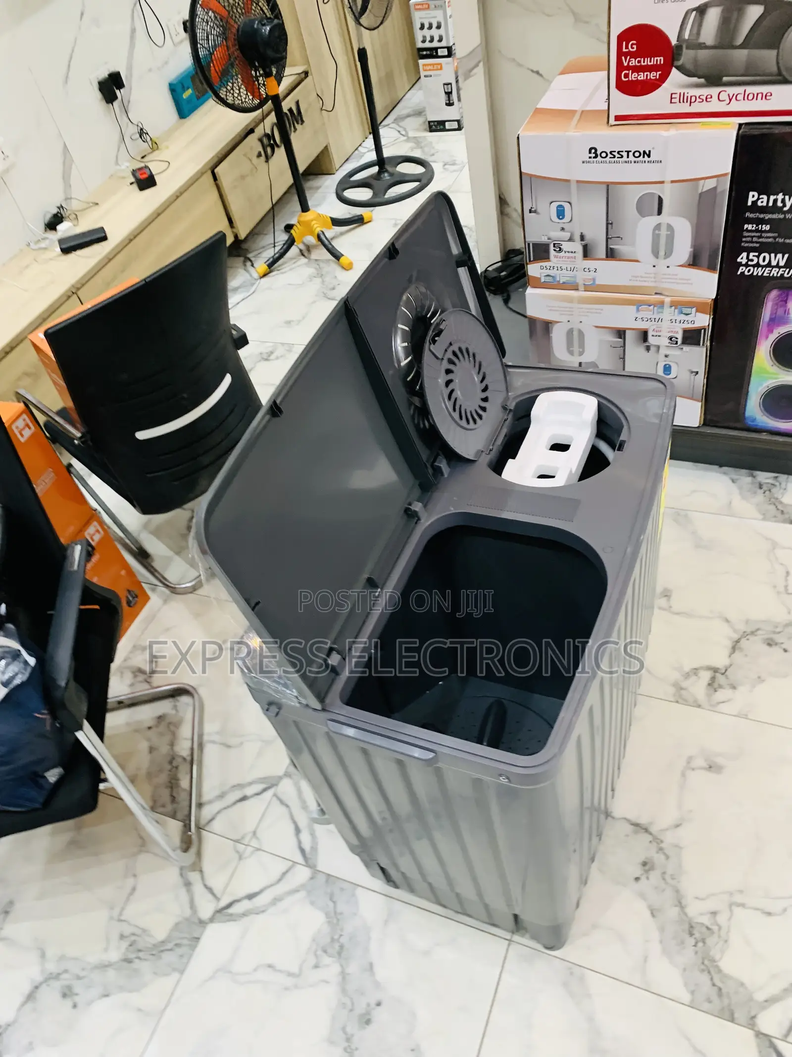 Grab Your Washing Machine 10kg Nasco Black