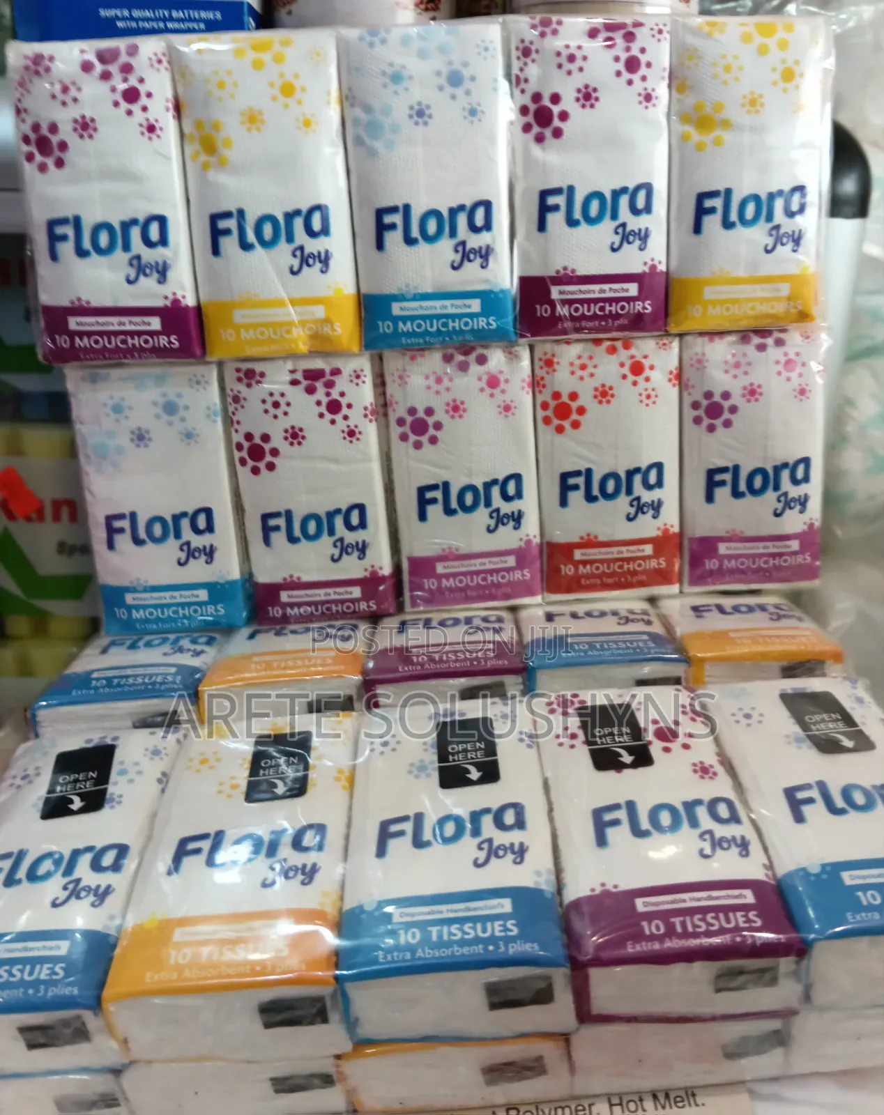 Flora Pocket Tissue