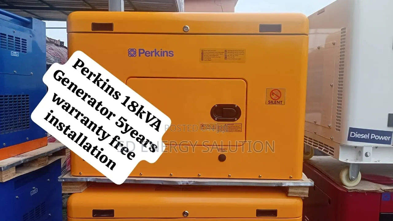 Original Perkins 18kVA Silent Diesel Generator for Homes Offices