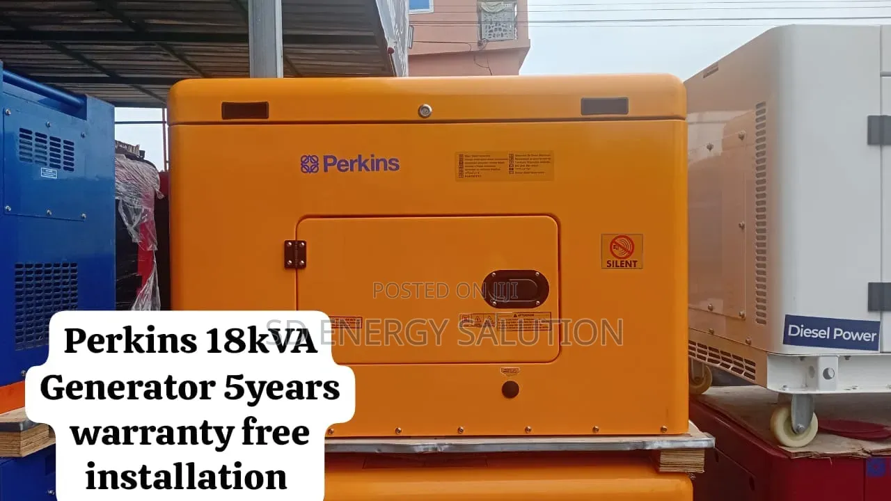 Original Perkins 18kVA Silent Diesel Generator for Homes Offices
