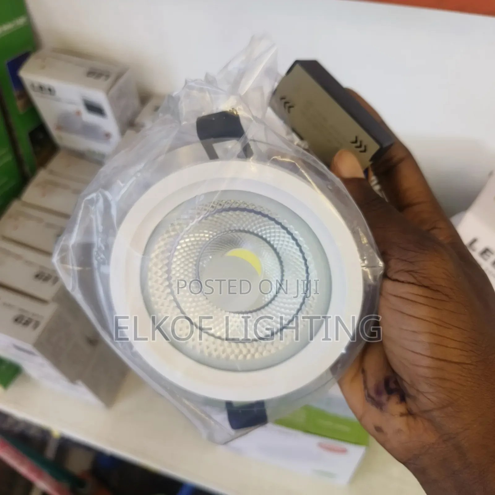 7w LED Recessed Ceiling Light Downlight - Round