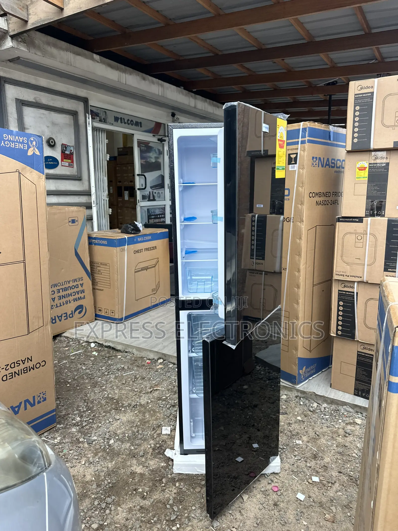 Amazing Deals in Nasco Fridge Black NASD2-24fl
