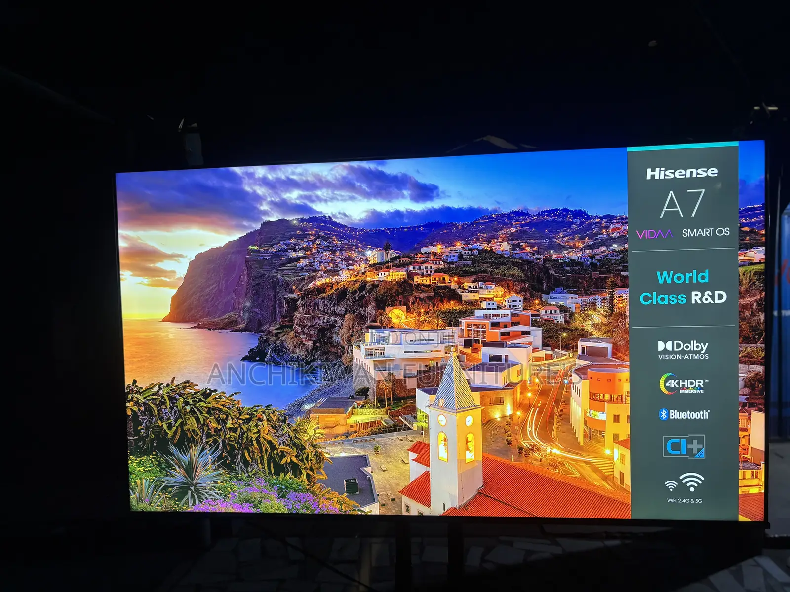 Hisense QLED 75 Inch Smart Vidaa Os Software/Satelite/Bluetooth TV