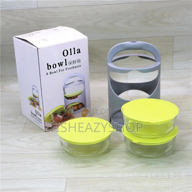 4 in 1 Glass Storage Bowl