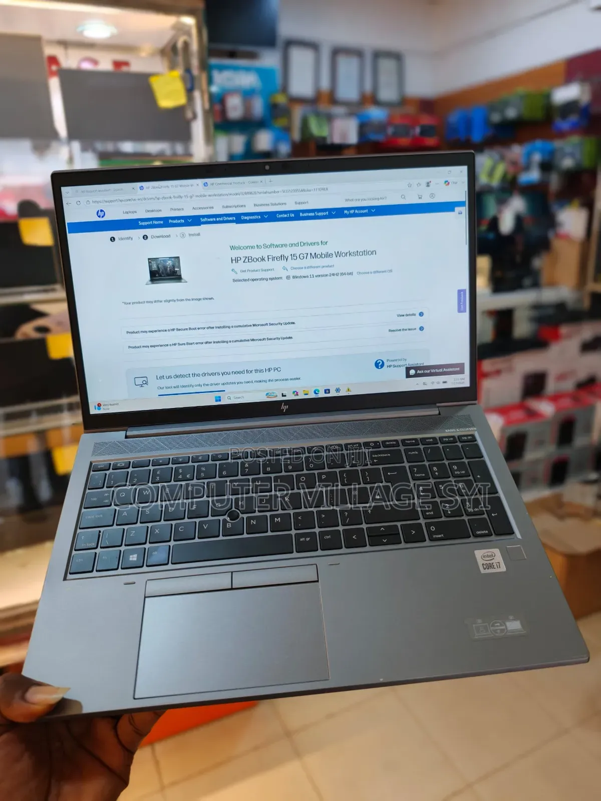 Laptop HP ZBook Firefly 15 G7 16GB Intel Core i7 SSD 512GB