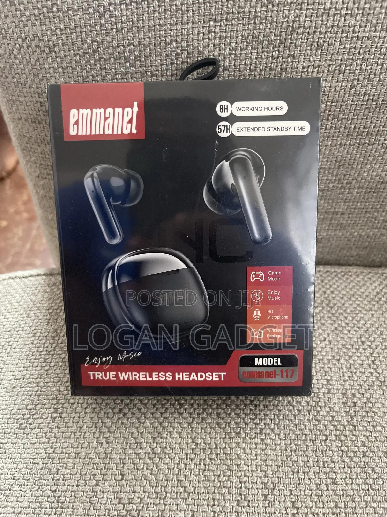Emmanet-117 True Wireless Bluetooth Earbuds –
