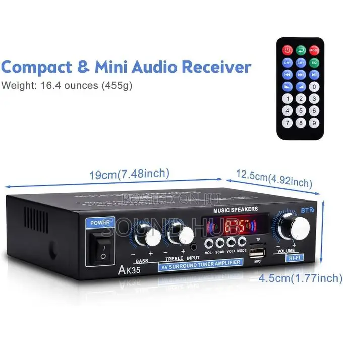 Sound Amplifier 2.0 Channel Mini HiFi