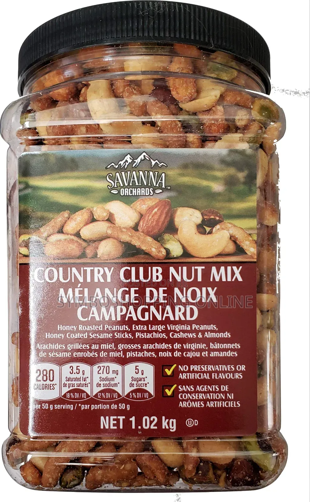 The Savanna Orchards Country Club Nut Mix (1.2 Kg)