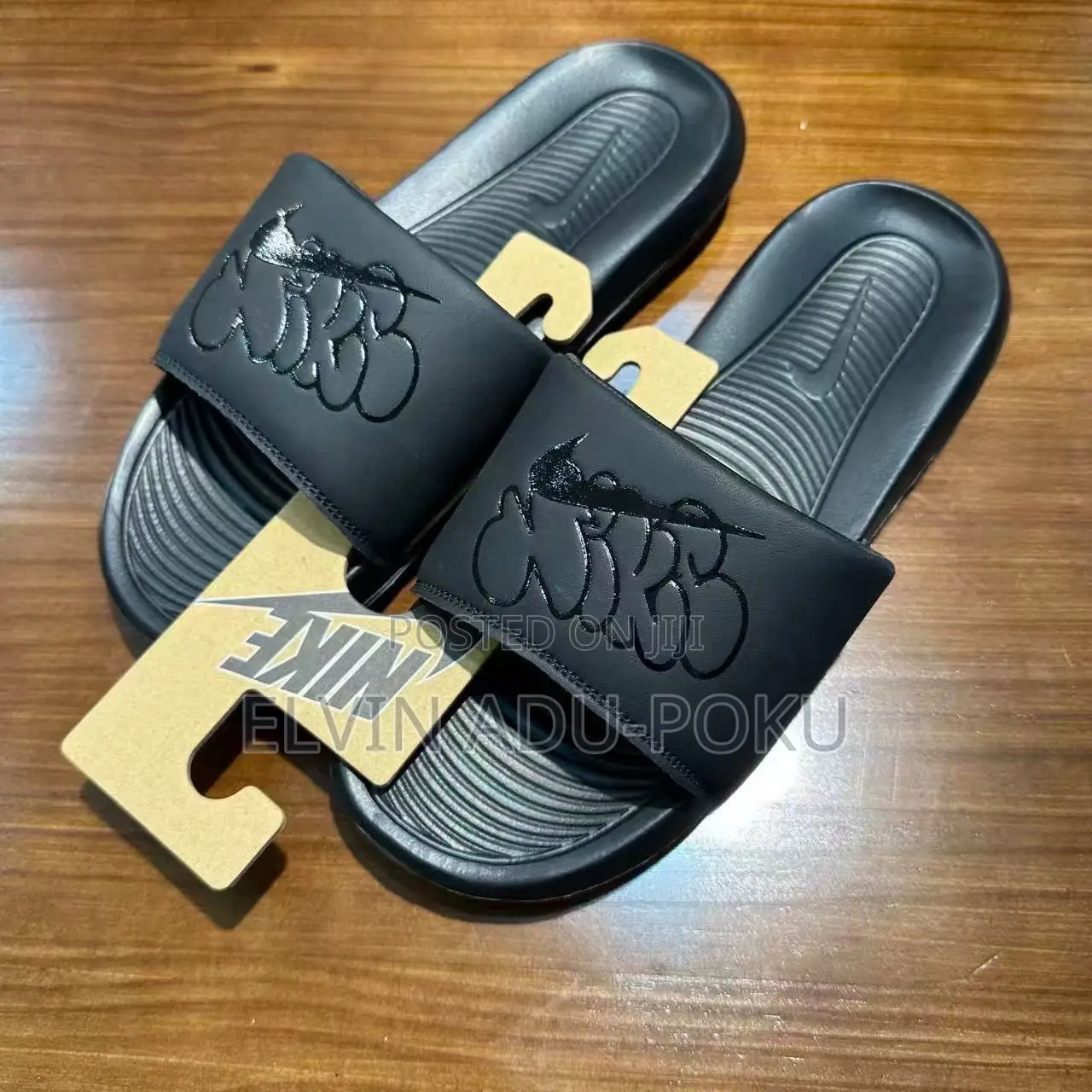 Nike Victori 1 Slides “ Black Stains “ in Different Styles , SWIPE >>