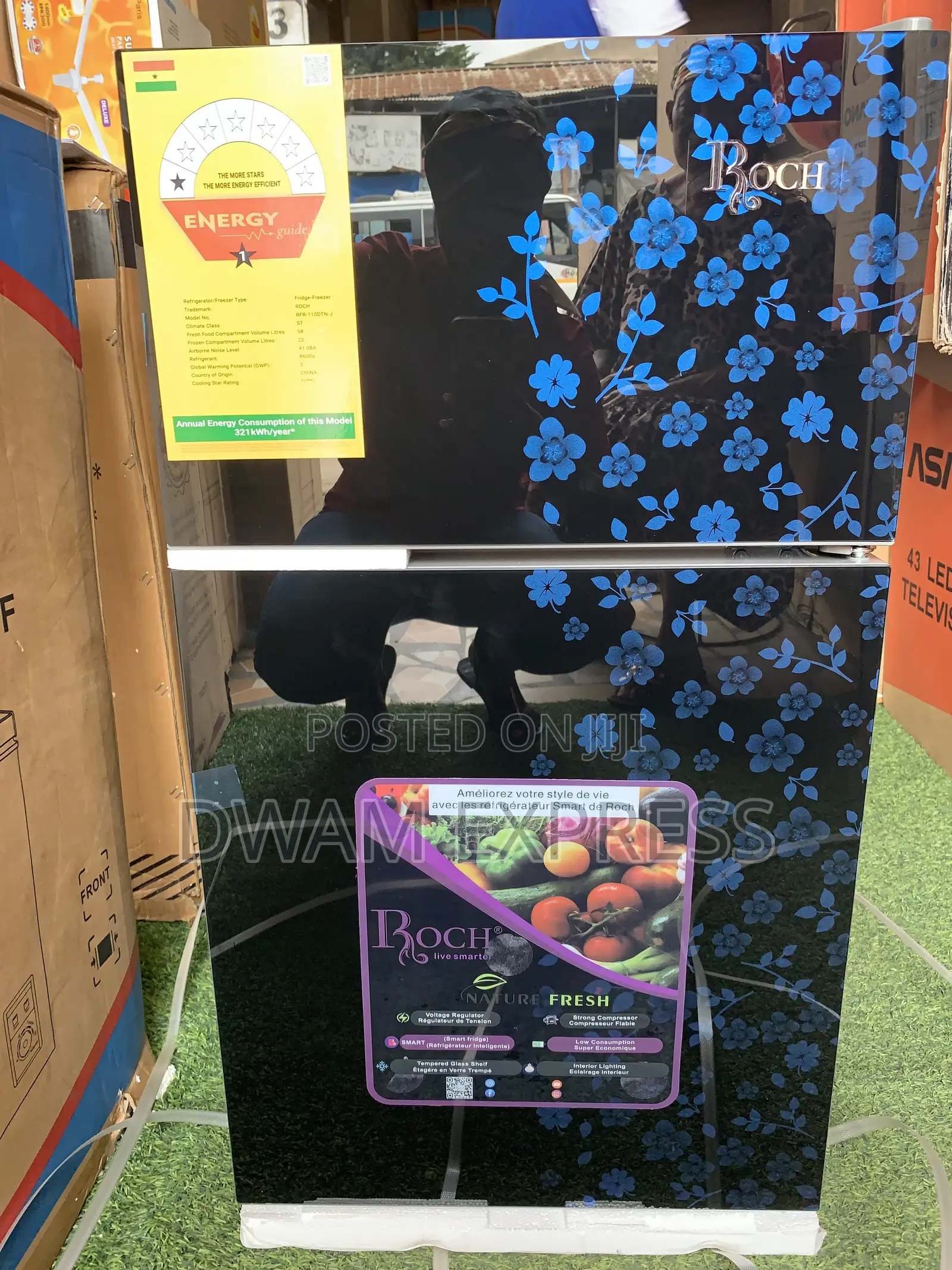 Roch Double Door Refrigerator