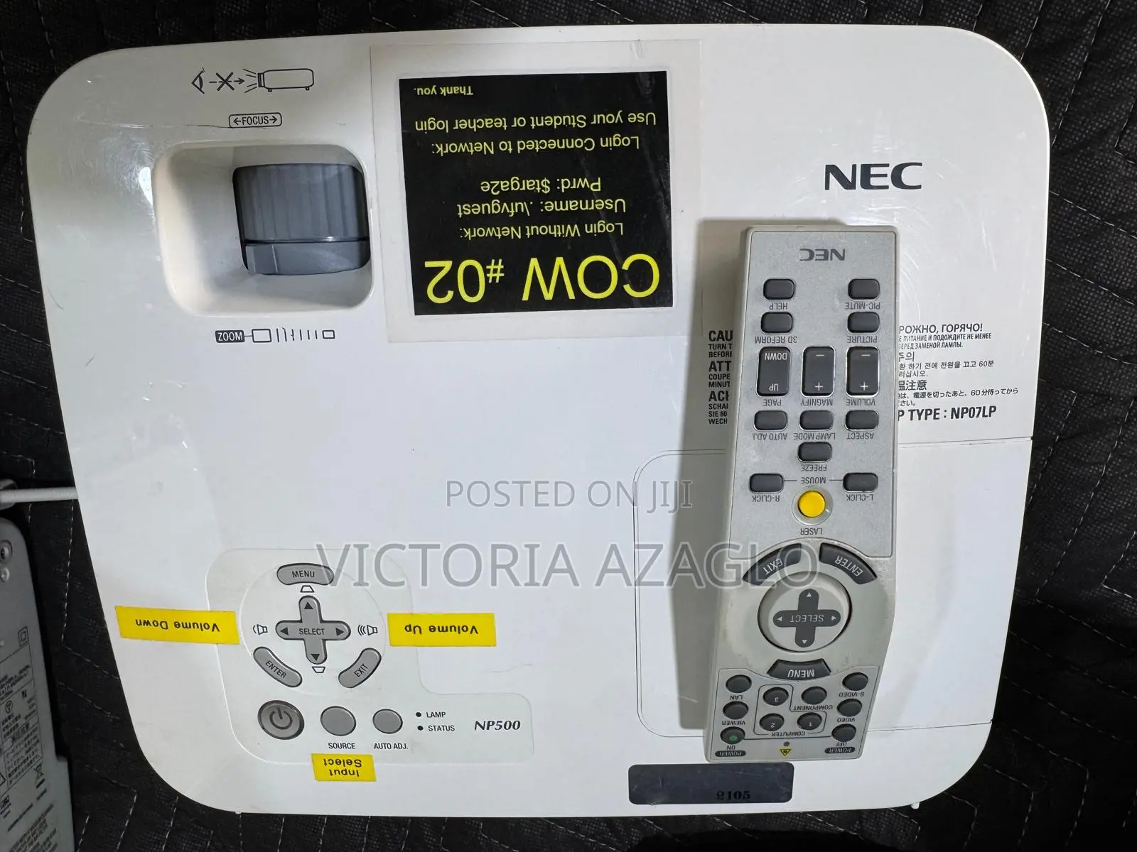 NEC NP500 Projector - High Graphics